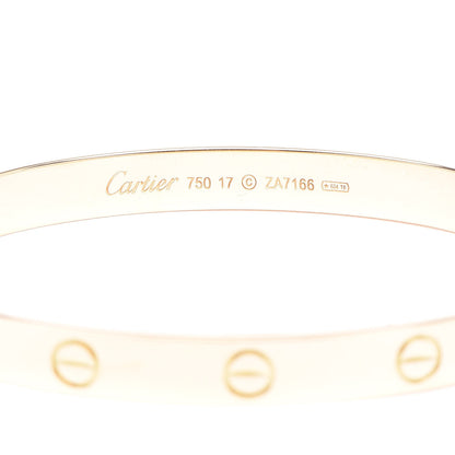 Cartier 18K Yellow Gold LOVE Bracelet 17 4 of 7