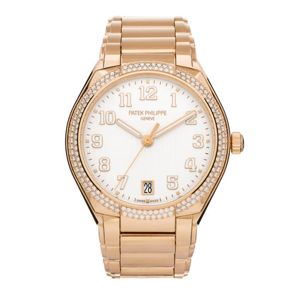 Patek Philippe 18K Rose Gold Diamond 36mm Twenty-4 Automatic Watch White 7300/1200R-010 1 of 5