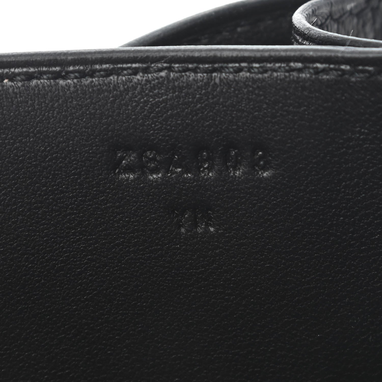 Hermes Ostrich Constance 18 Black 7 of 9