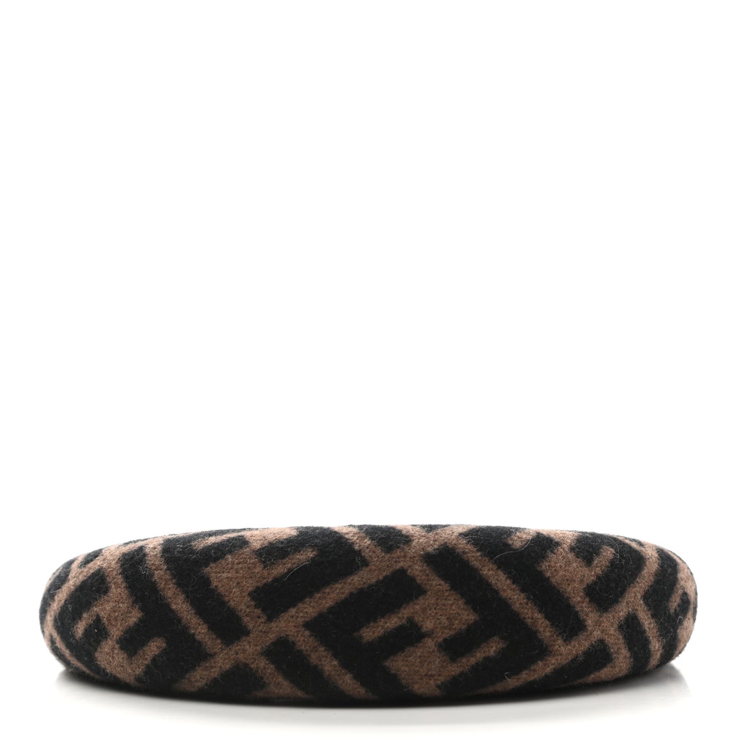 Wool Cashmere FF Logo Headband Tobacco
