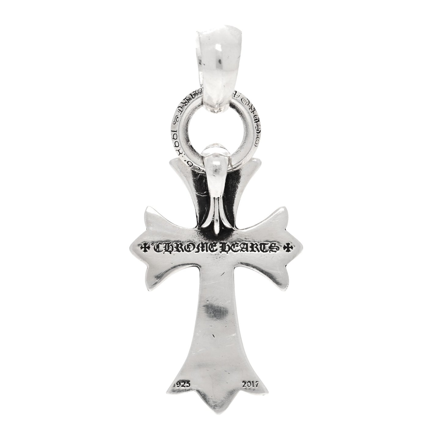 Sterling Silver Heart Cross Pendant