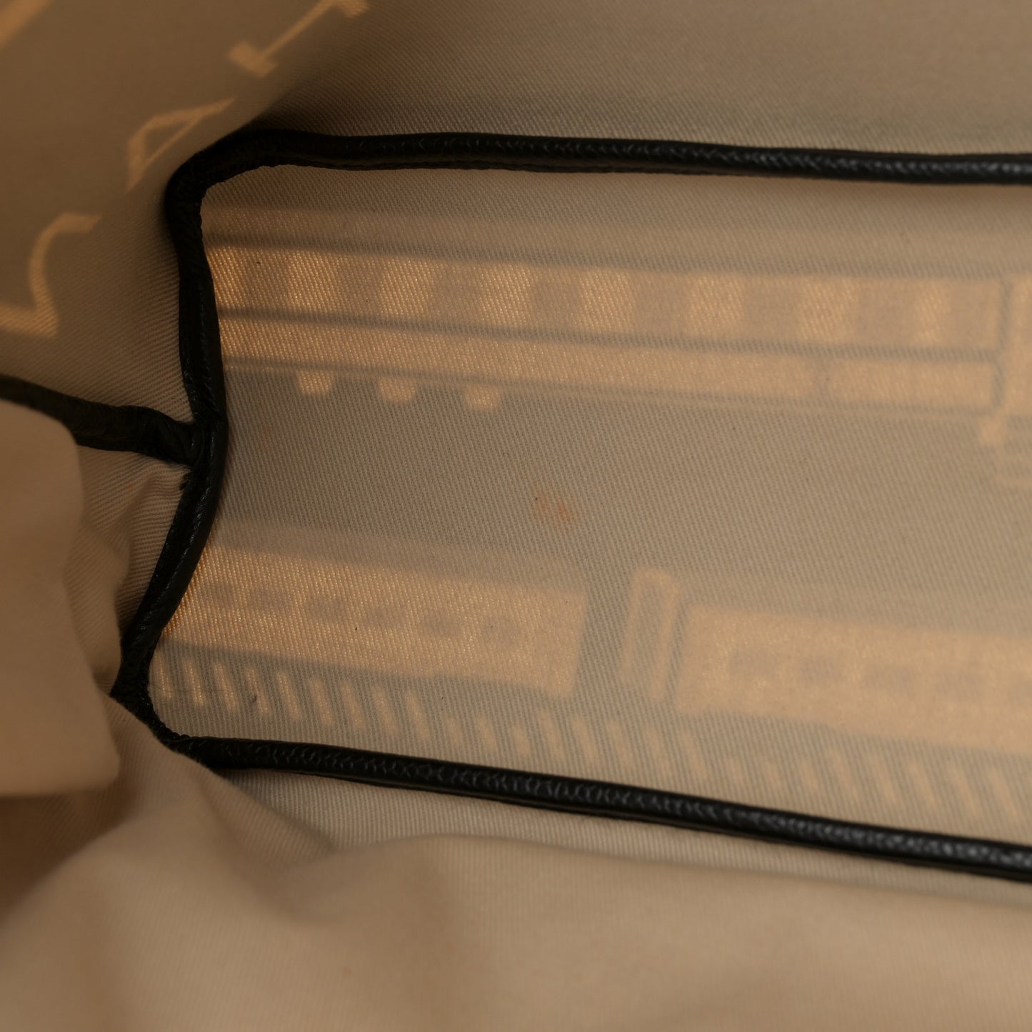 Coated Canvas Le Train Bag Black