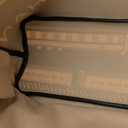 Chanel Coated Canvas Le Train Bag Black 11 of 14