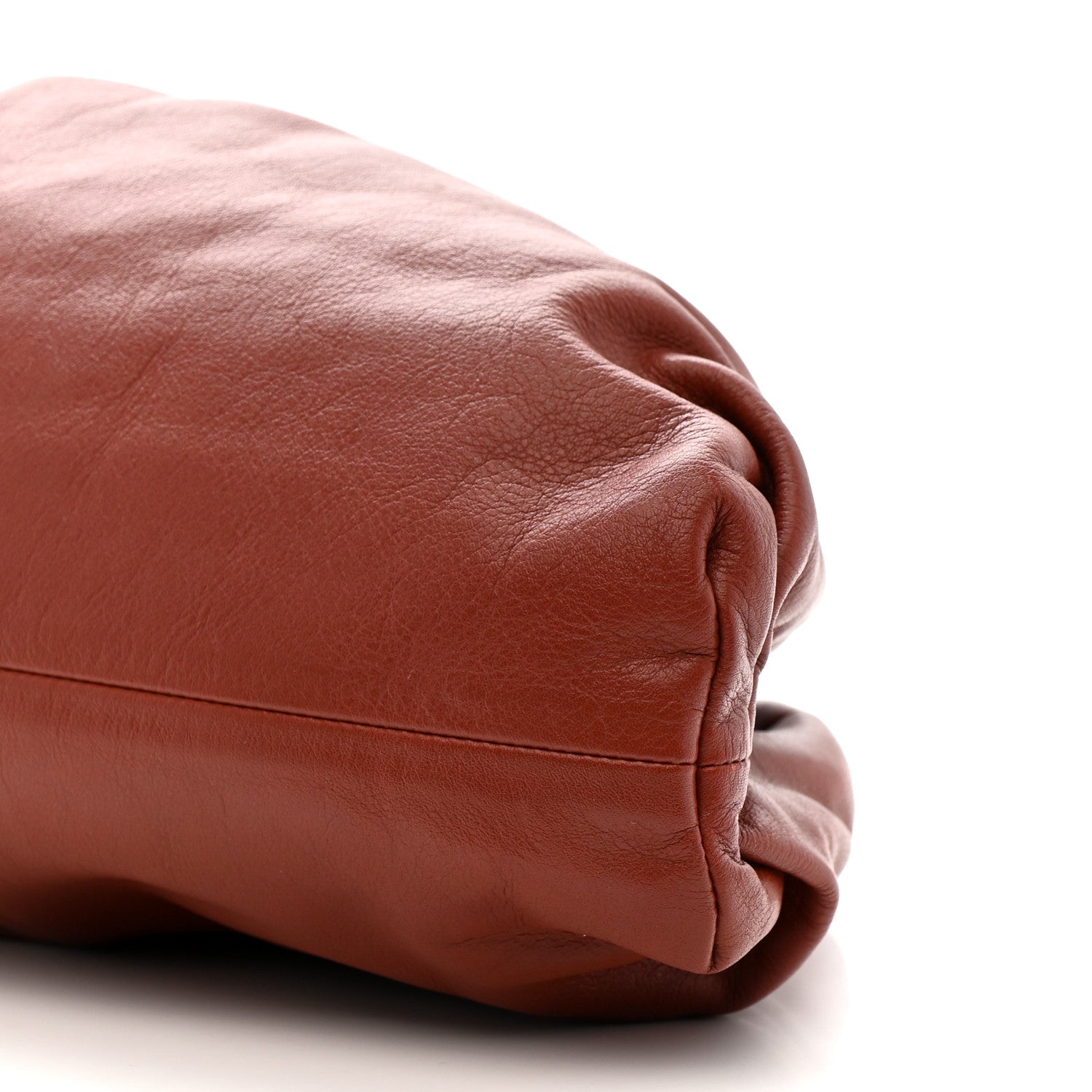 Bottega Veneta Smooth Butter Calf The Pouch Oversized Clutch Bordeaux 10 of 11