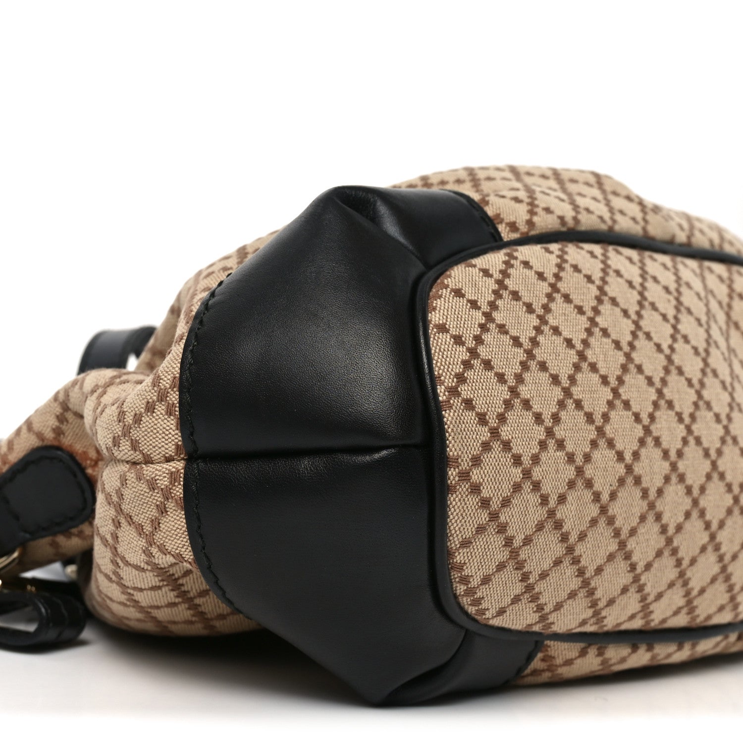 Gucci Diamante Medium Sukey Top Handle Bag Beige Black 9 of 10