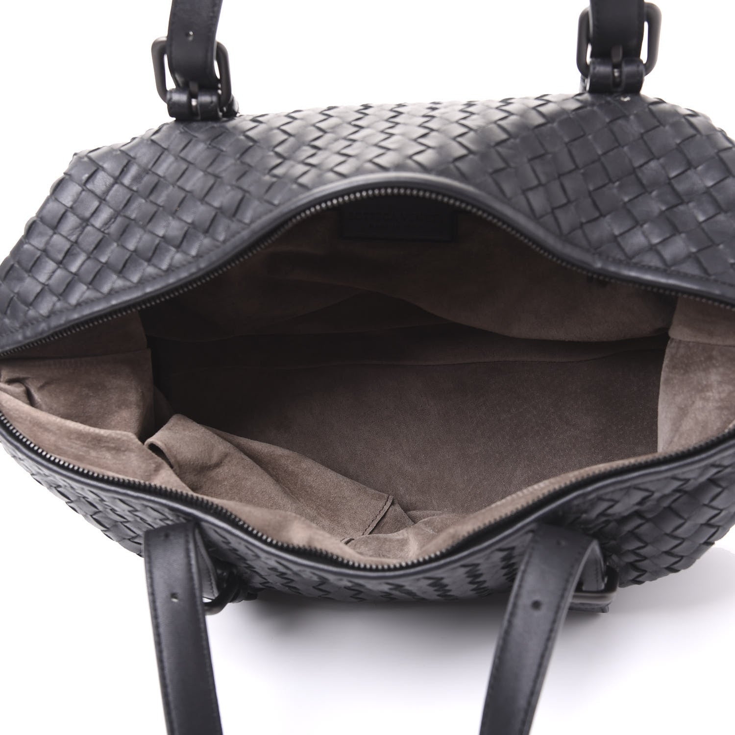 Bottega Veneta Nappa Intrecciato Montaigne Rings Satchel Black 4 of 12