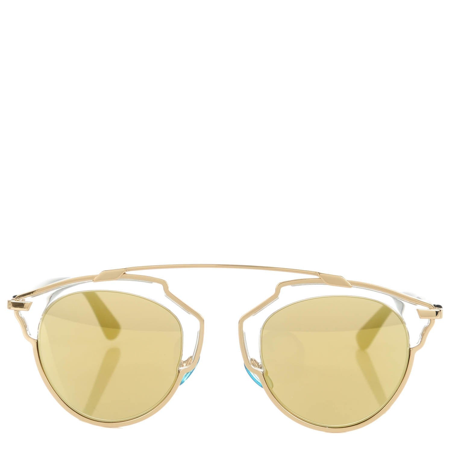 Christian Dior Mirrored So Real Sunglasses Gold 2 of 9