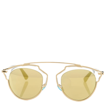 Christian Dior Mirrored So Real Sunglasses Gold 2 of 9