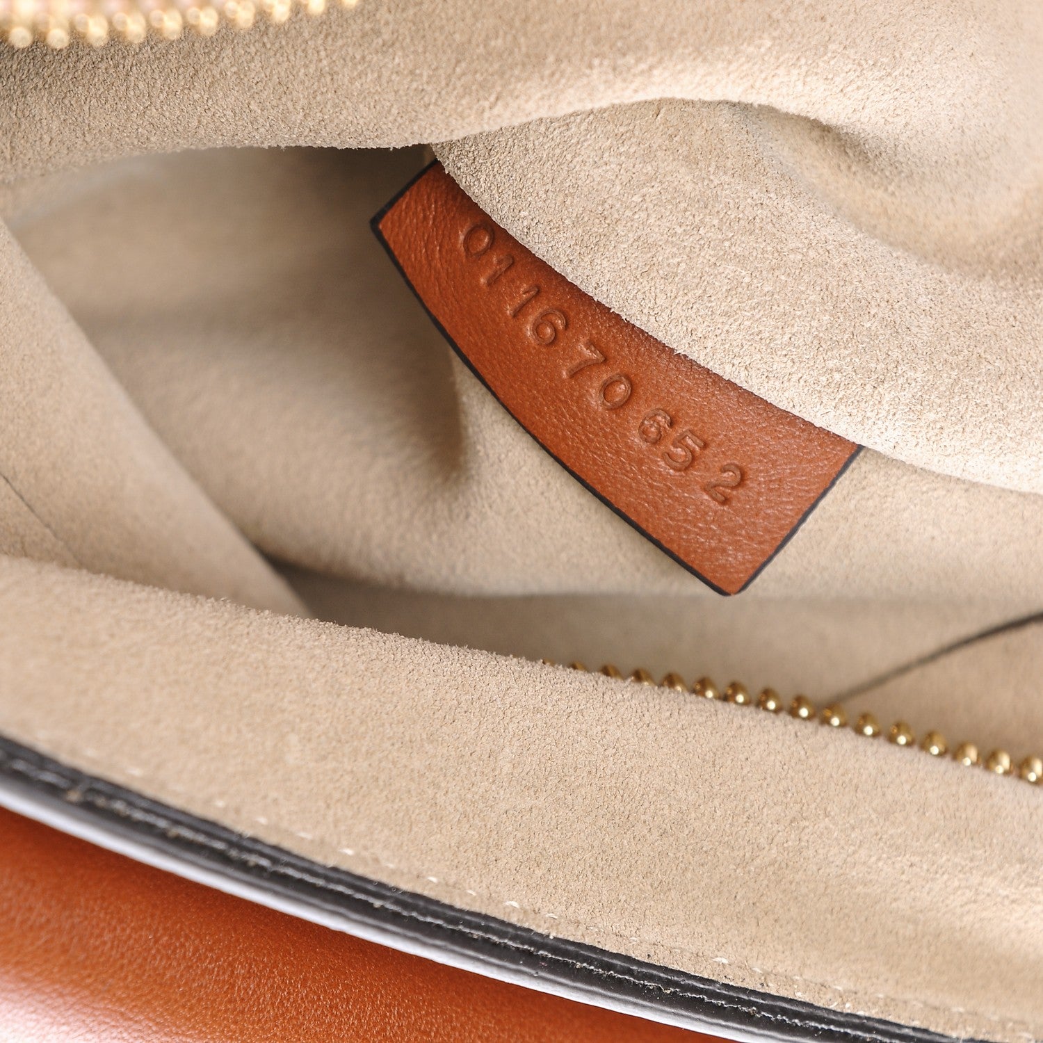 Chloe Suede Calfskin Medium Faye Shoulder Bag Tobacco 8 of 8