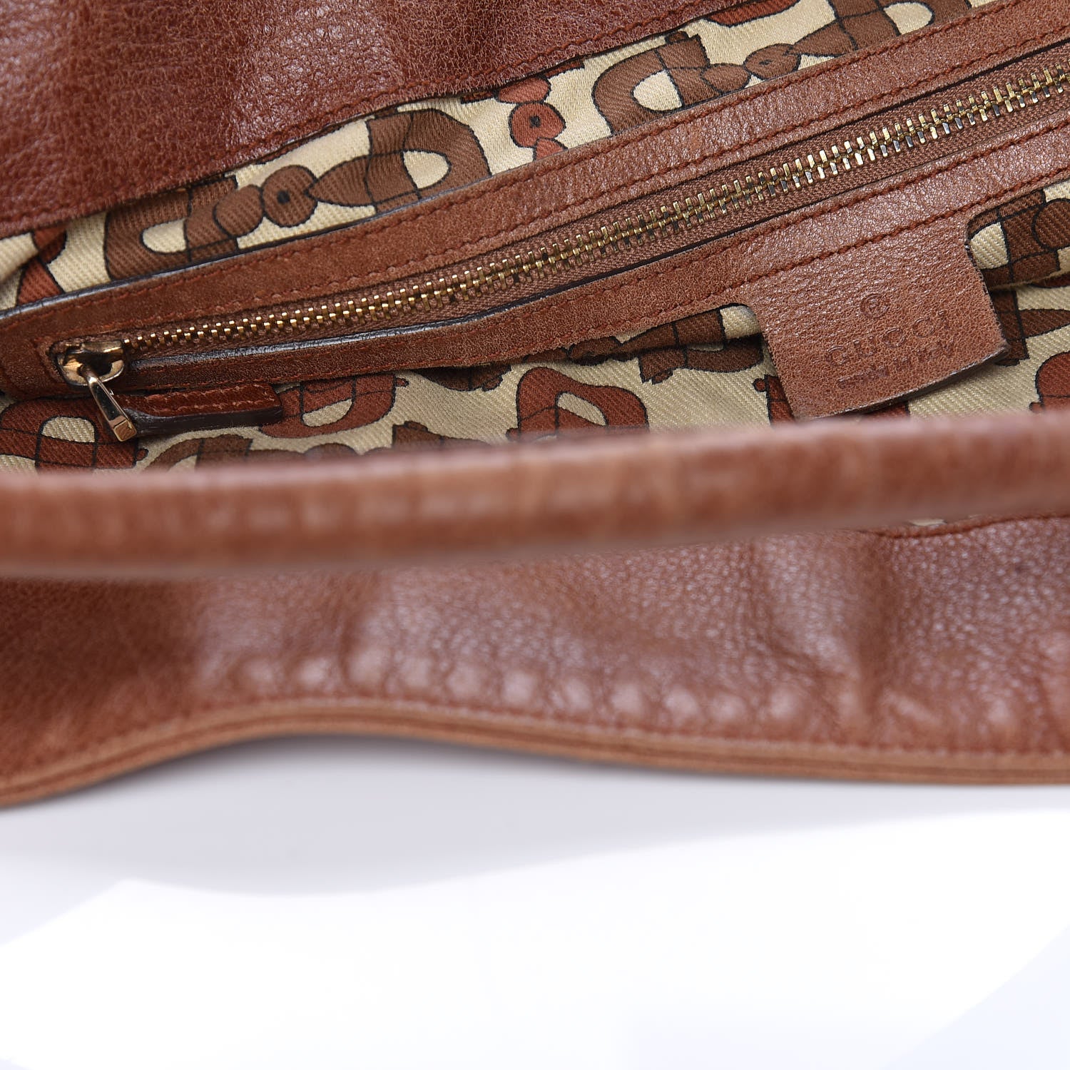 Gucci Calfskin Guccissima Trim Large Signoria Hobo Brown 11 of 19