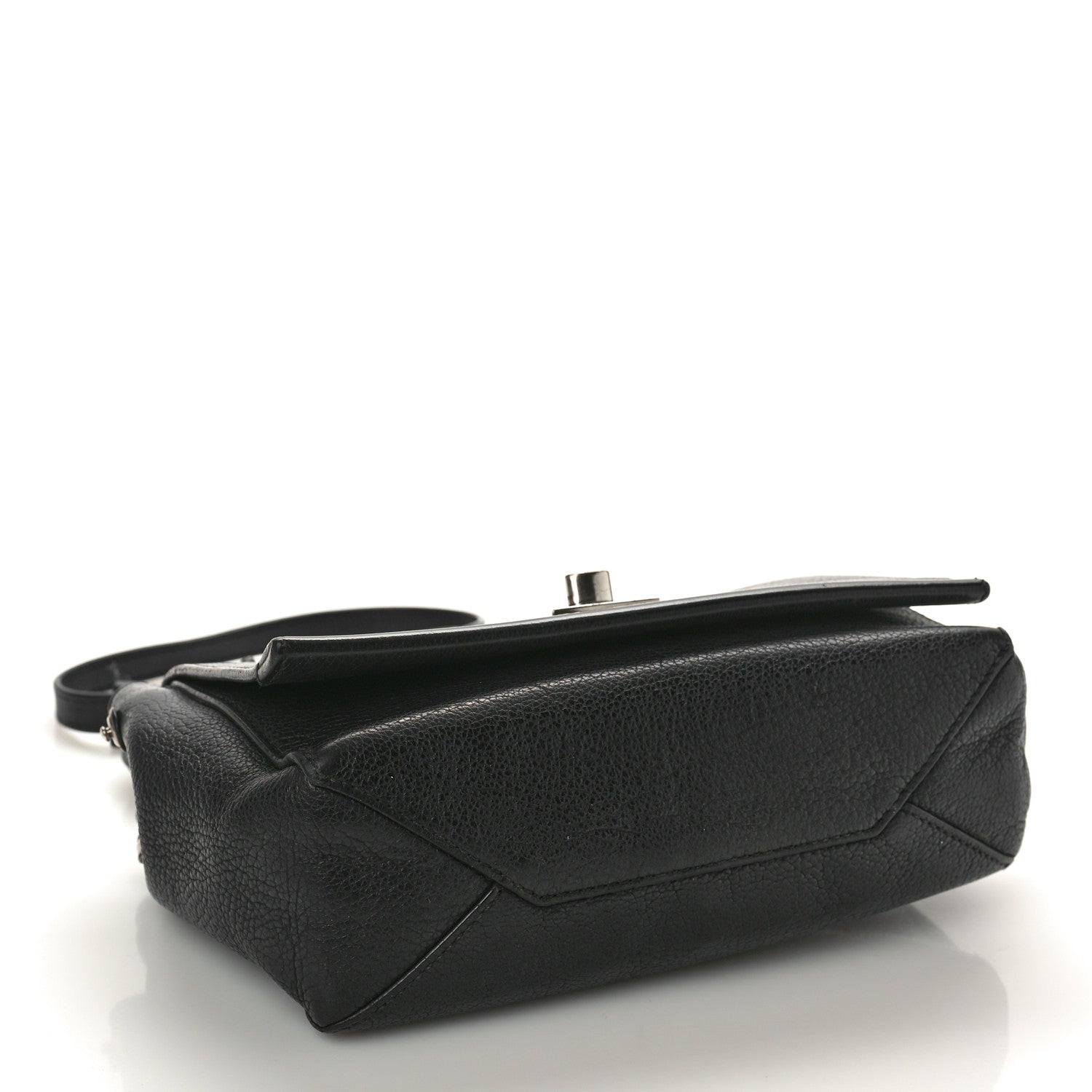 Louis Vuitton Calfskin Lockme II Chain Bag BB Black 4 of 11