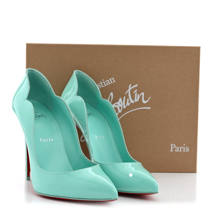 Christian Louboutin Patent Hot Chick 100 Pumps 39.5 Bermuda 11 of 11