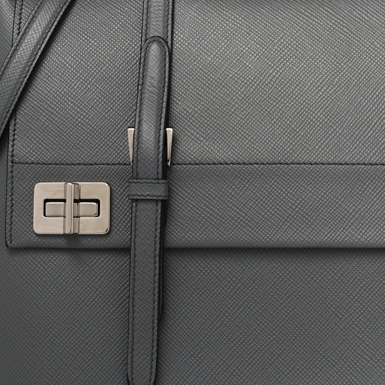 Prada Saffiano Cuir Convertible Top Handle Tote Marmo 7 of 9