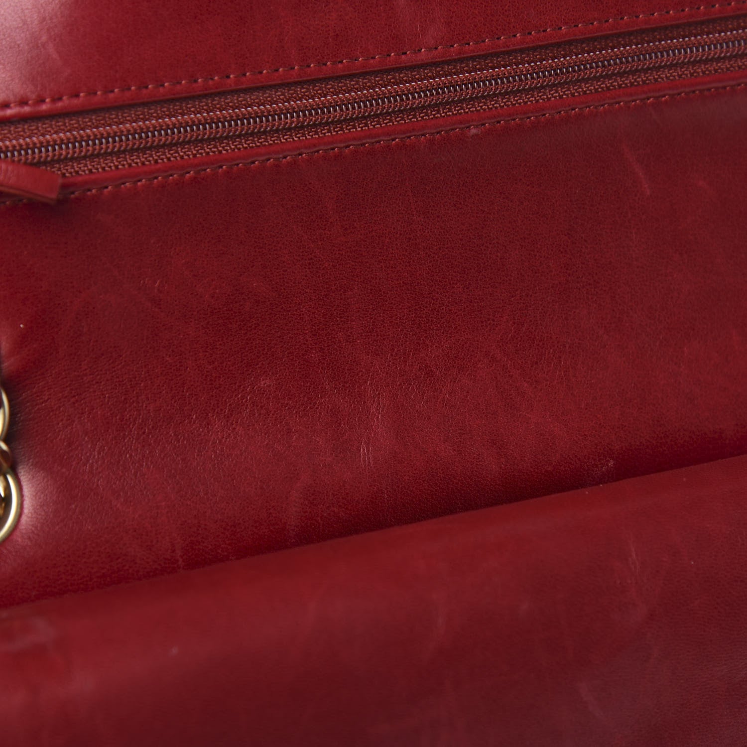 Chanel Lambskin Quilted Medium Double Flap with Charms Red 8 of 18