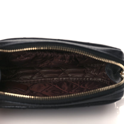 Chanel Caviar Quilted Small Curvy Pouch Cosmetic Case Black 5 of 10