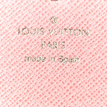 Louis Vuitton Damier Ebene Rosalie Coin Purse Rose Ballerine 6 of 7
