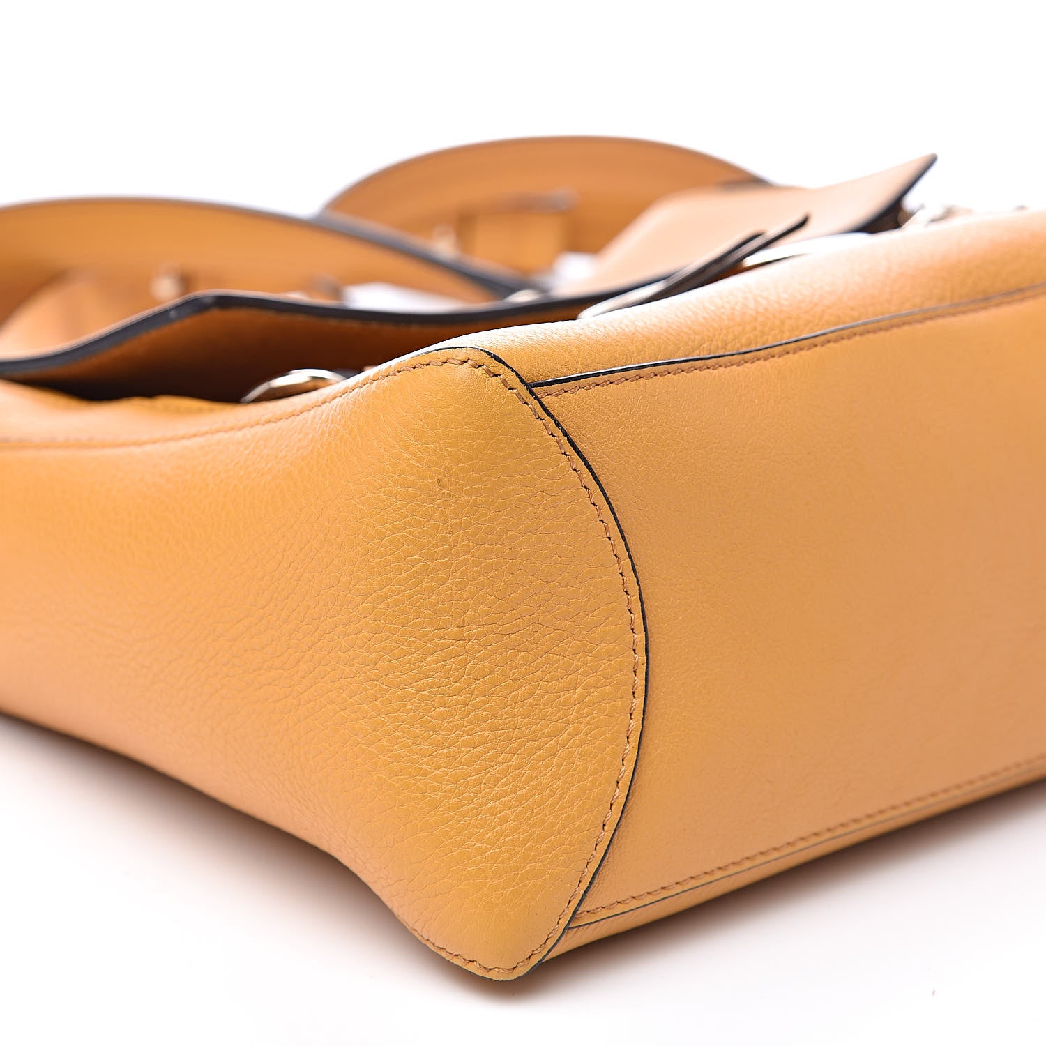 Chloe Calfskin Small Faye Day Shoulder Bag Burning Camel 8 of 9