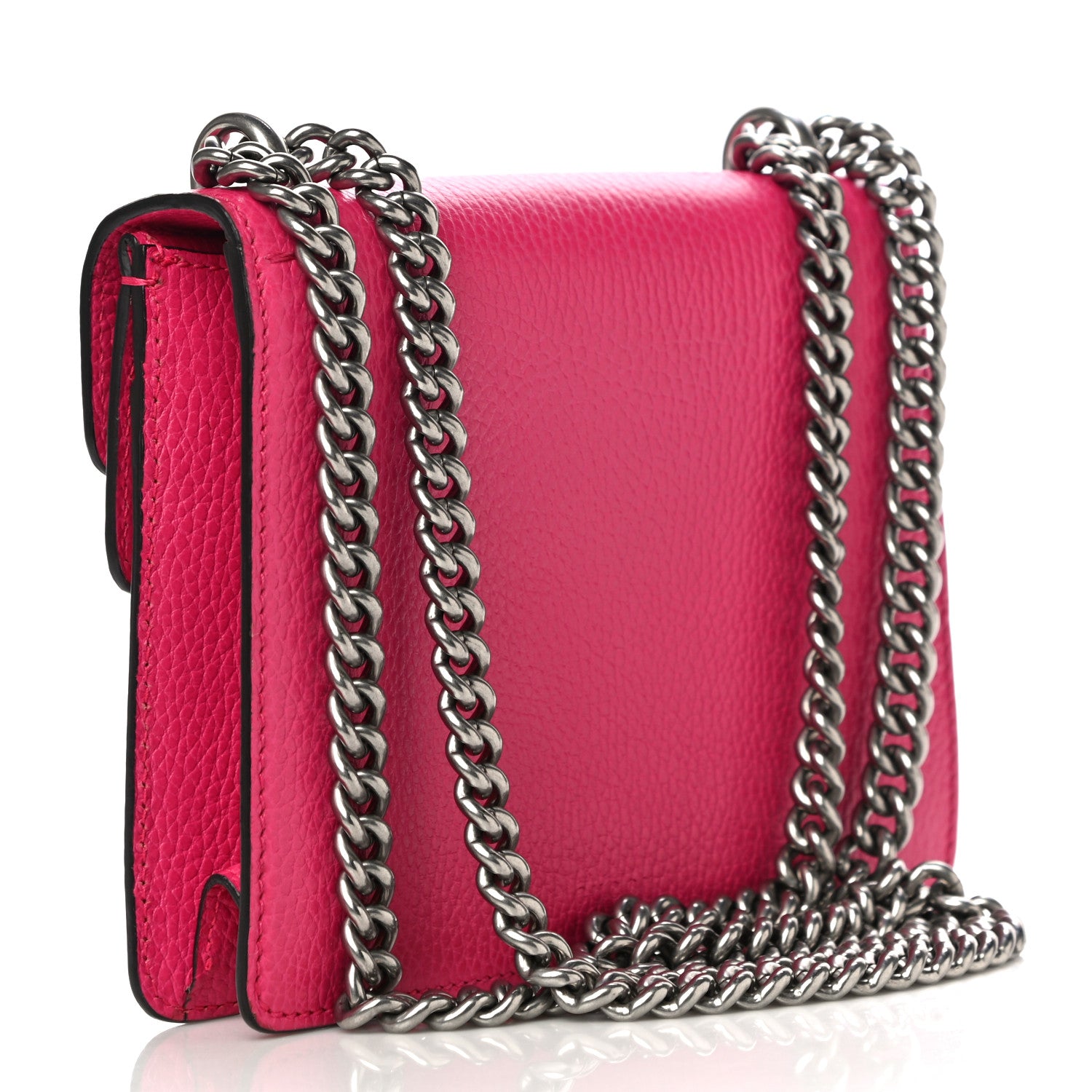 Gucci Calfskin Mini Dionysus Shoulder Bag Box Pink 3 of 13