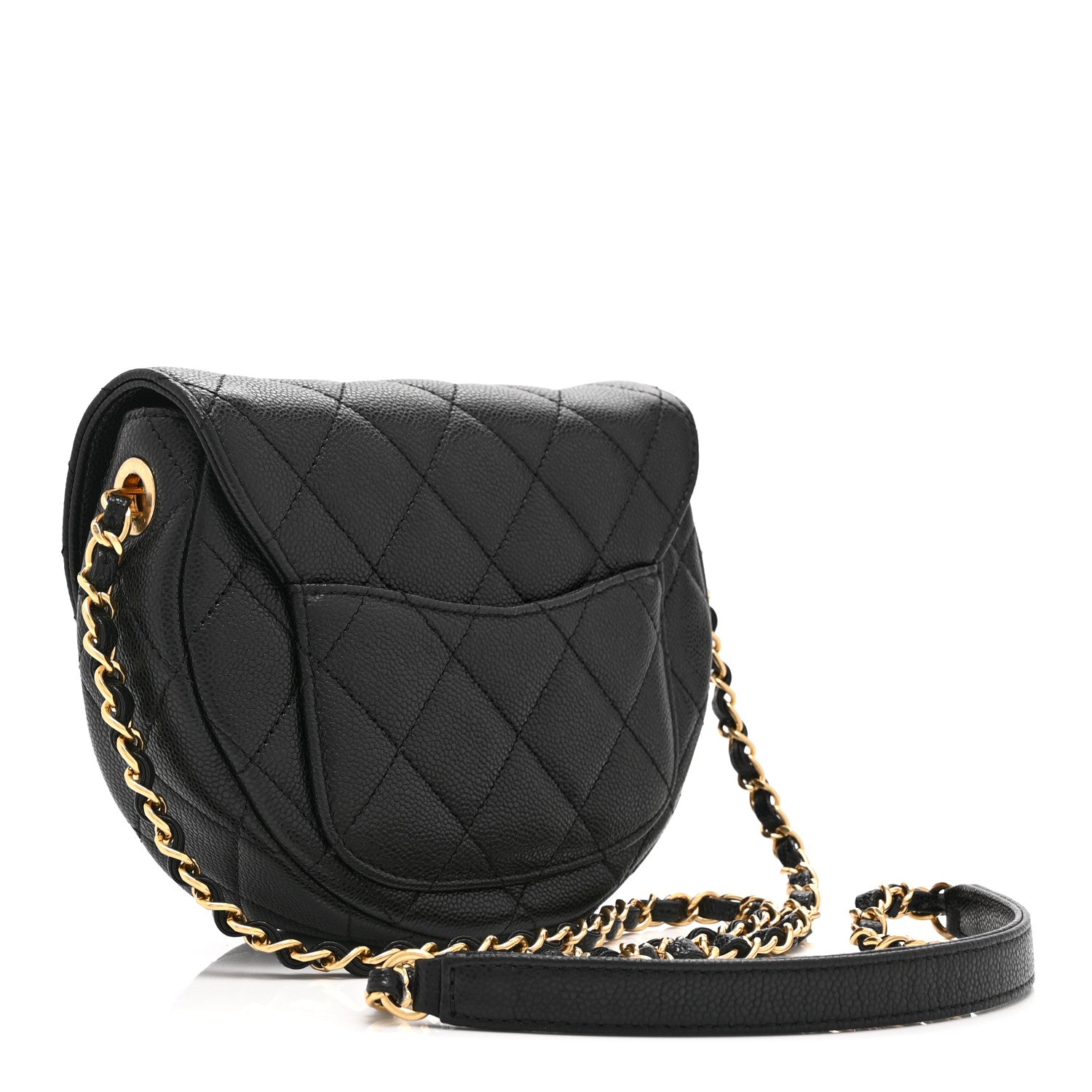 Chanel Caviar Quilted Mini Messenger Flap Black 3 of 10