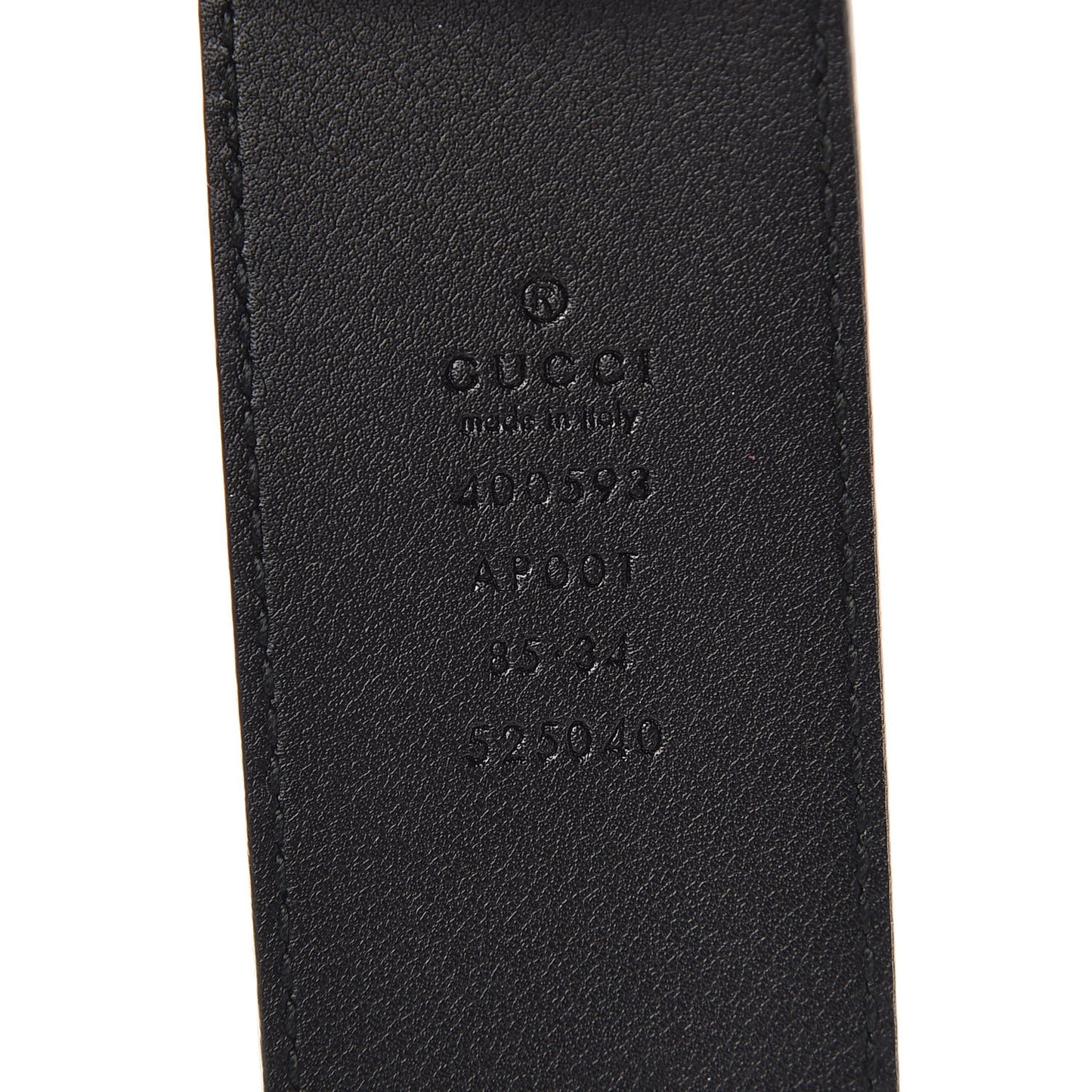 Calfskin Double G 40mm Belt 85 34 Black