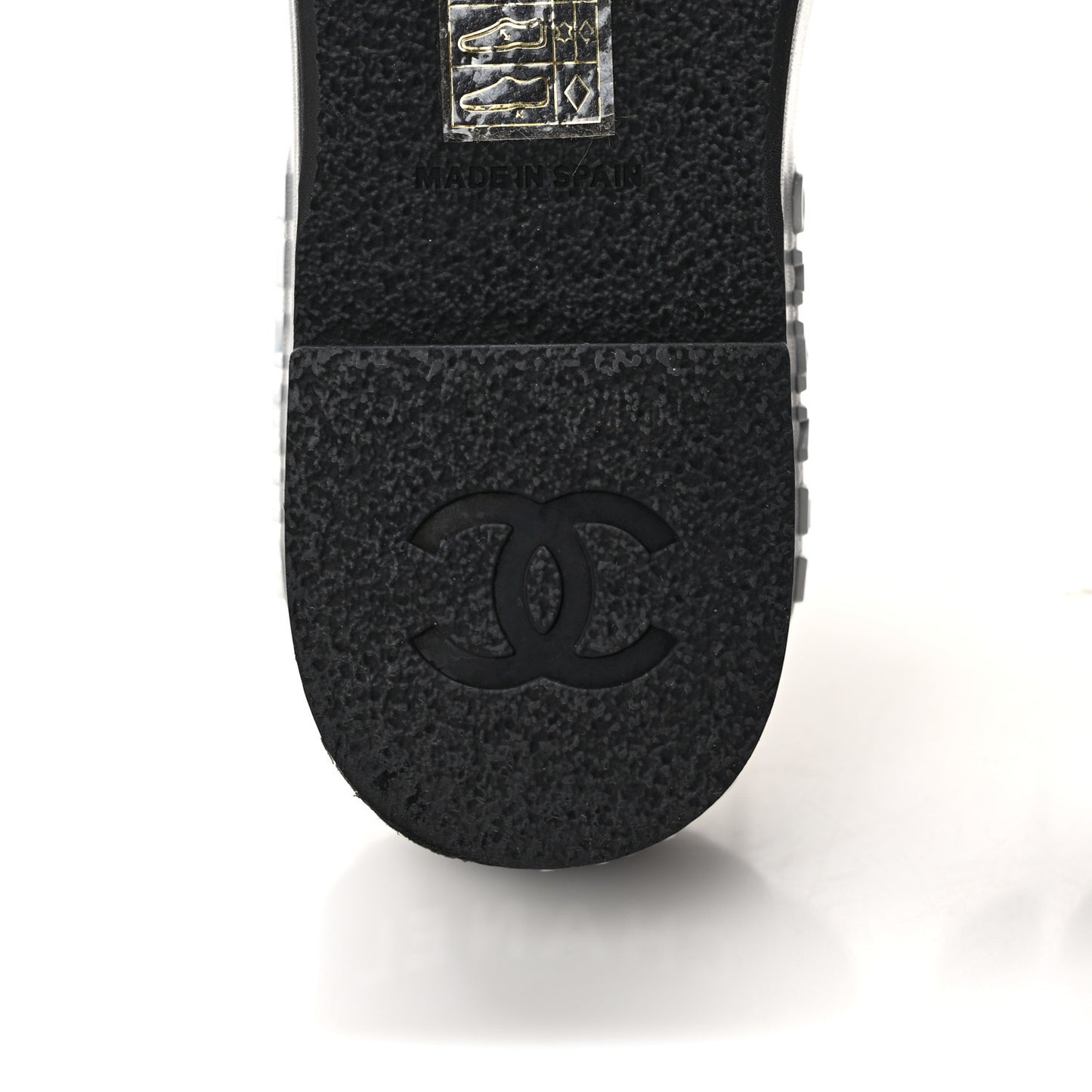 Lambskin Quilted CC Espadrille Slip On Sandals 37 Black