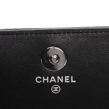 Chanel Patent Strass Wallet On Chain WOC Black 6 of 8