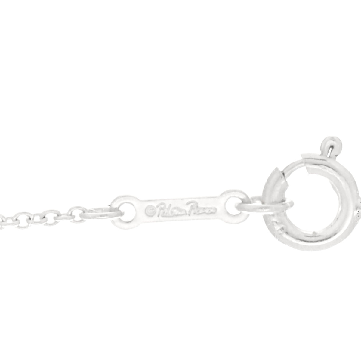 Tiffany Sterling Silver Diamond Paloma Picasso Loving Heart Necklace 5 of 6