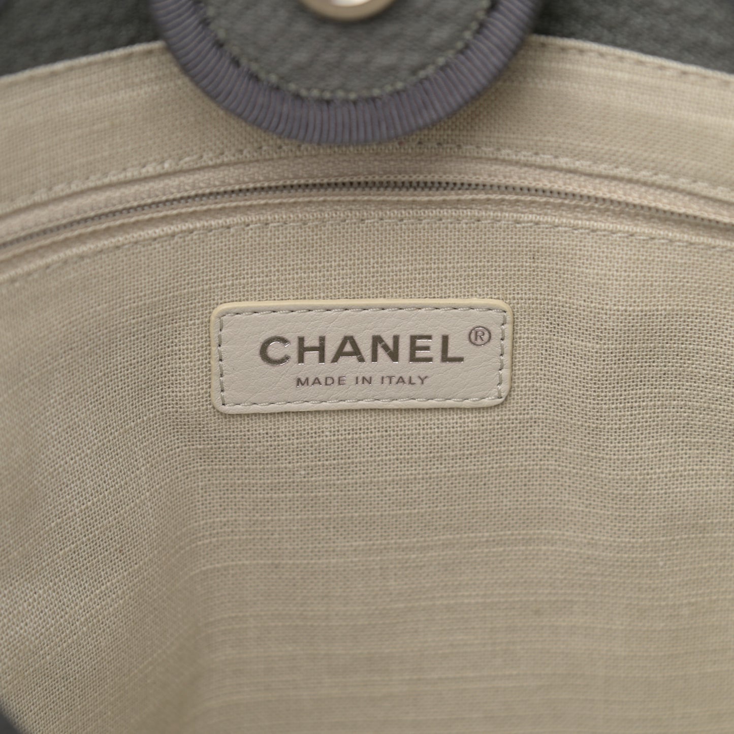 Mixed Fibers Small Deauville Tote Grey