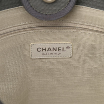 Chanel Mixed Fibers Small Deauville Tote Grey 7 of 11