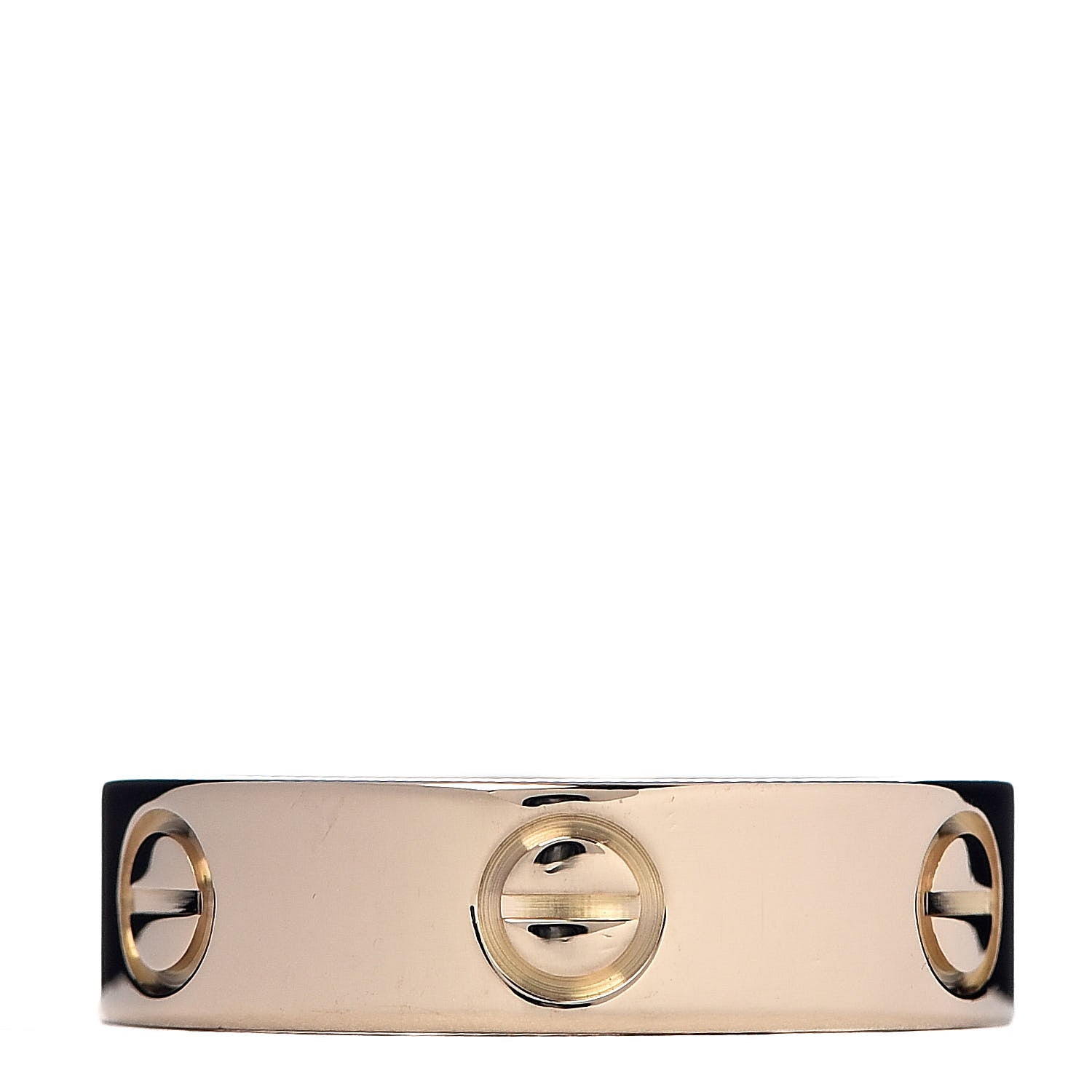 Cartier 18K Yellow Gold 5.5mm LOVE Ring 54 6.75 3 of 4