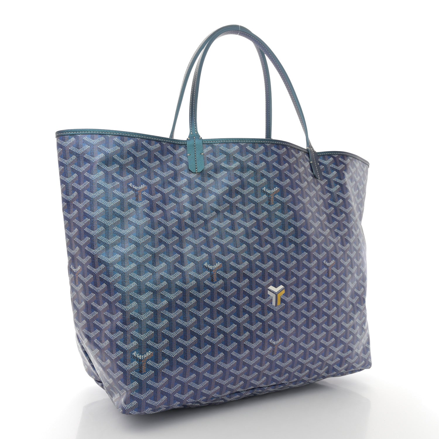 Goyard Iridescent Goyardine Saint Louis GM Pearly Blue 4 of 11