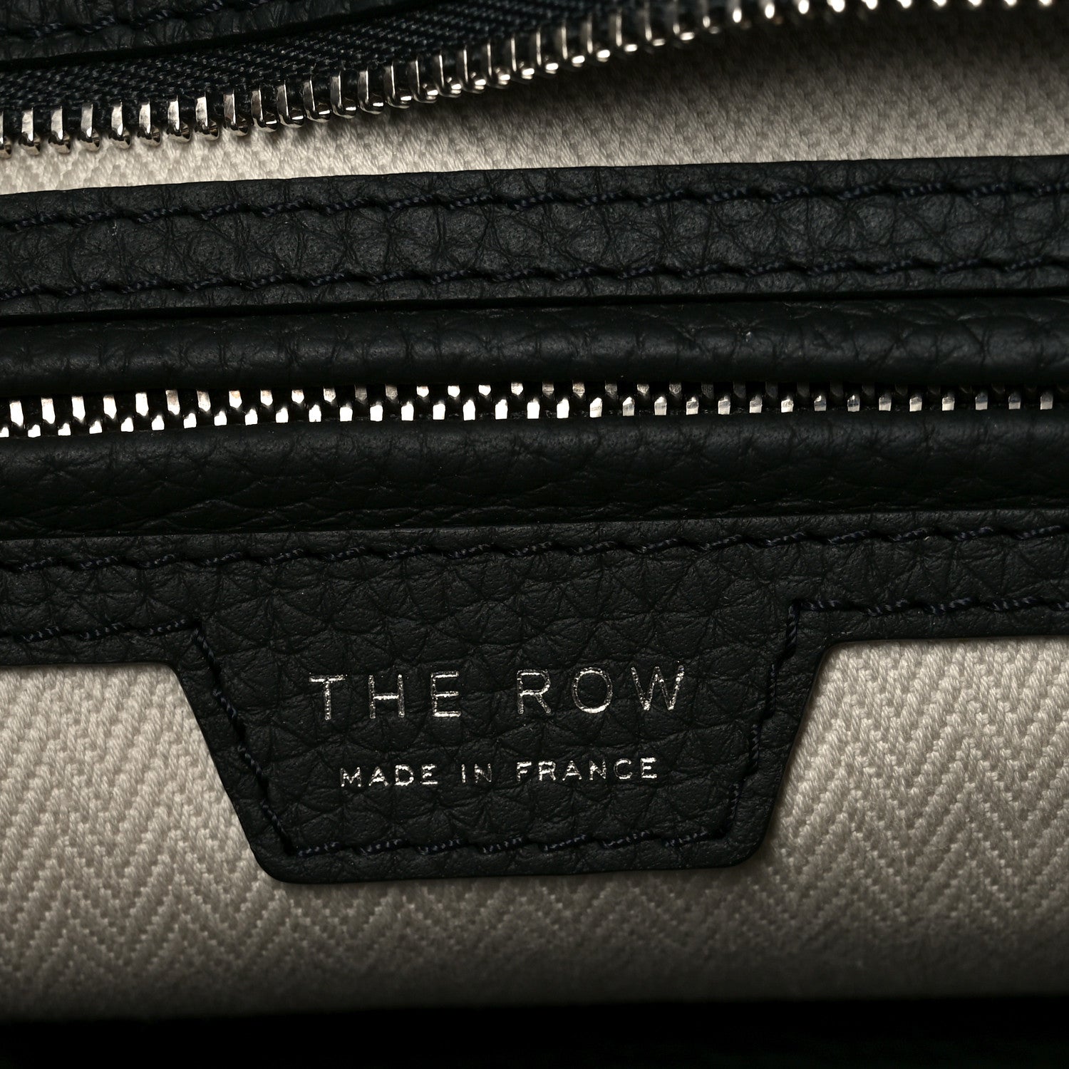 The Row Matte Grained Calfskin Marlo 14 Dark Pine 6 of 9