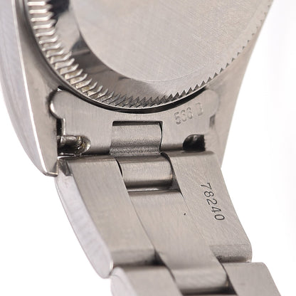 Rolex Stainless Steel 24mm Oyster Perpetual Watch Blue 76080 6 of 7
