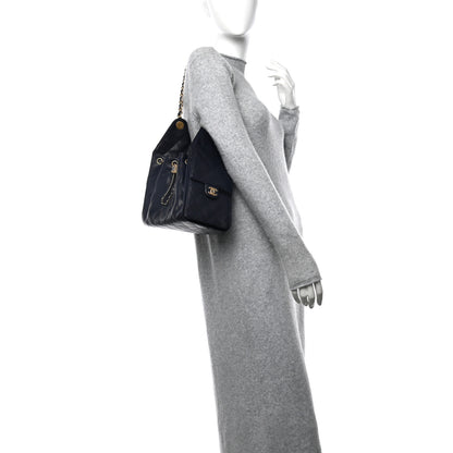 Chanel Caviar Quilted Small Chanel 25 Handbag Dark Navy 2 of 12