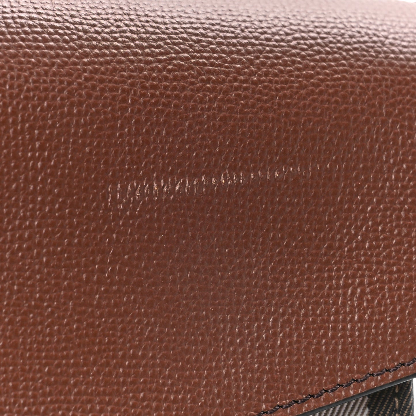 Derby Calfskin House Check Small Macken Crossbody Bag Tan