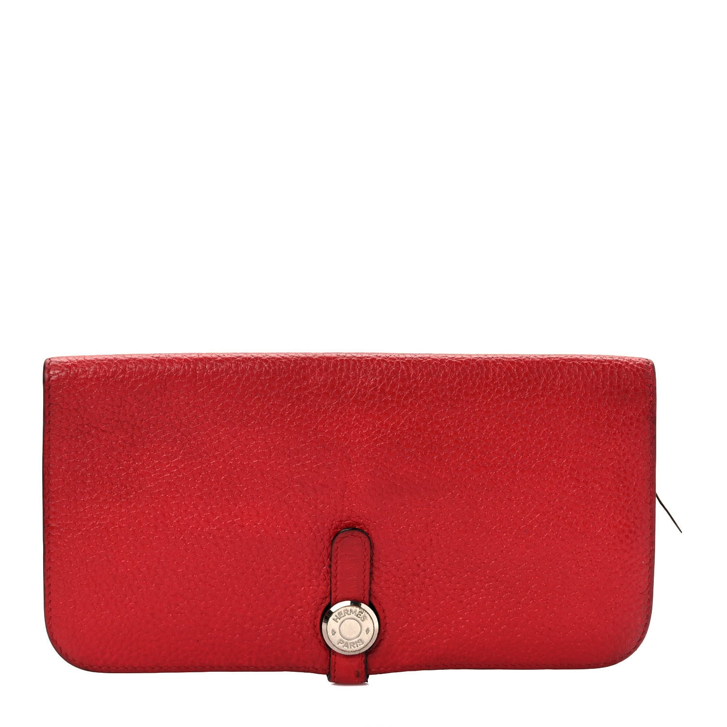 Hermes Togo Dogon Wallet Rouge Casaque 1 of 11