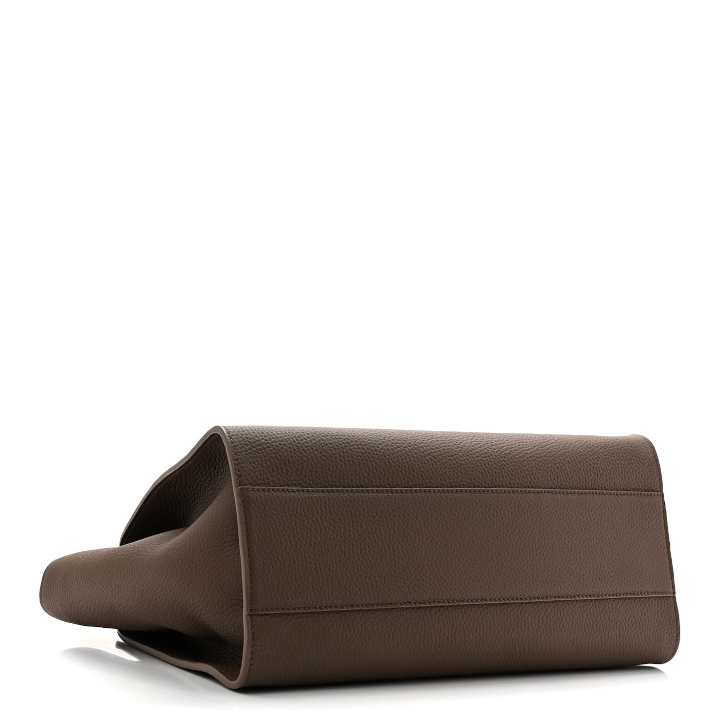 Matte Grained Calfskin Marlo 14 Dark Olive