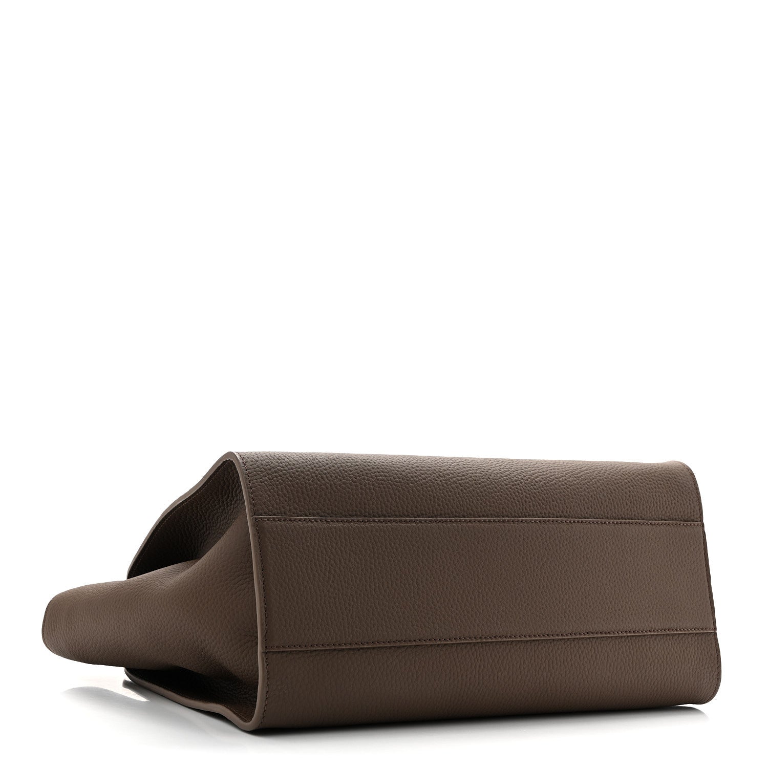The Row Matte Grained Calfskin Marlo 14 Dark Olive 4 of 9