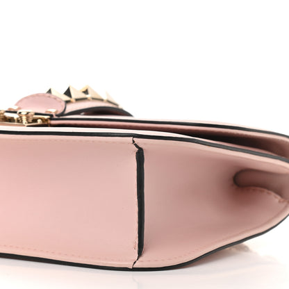 Valentino Garavani Vitello Medium Glam Lock Rockstud Flap Water Rose 9 of 9