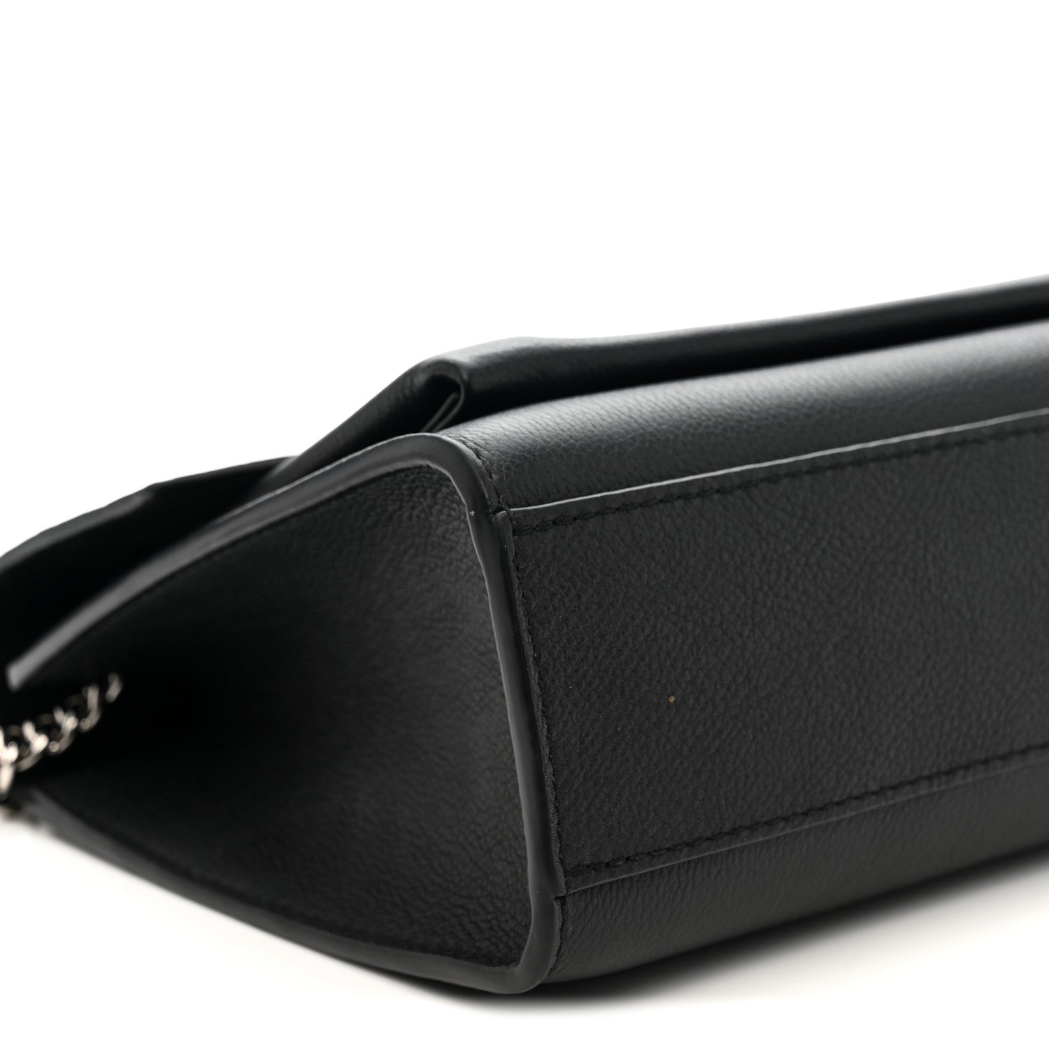 Louis Vuitton Soft Calfskin Mylockme Chain Bag BB Black 8 of 10