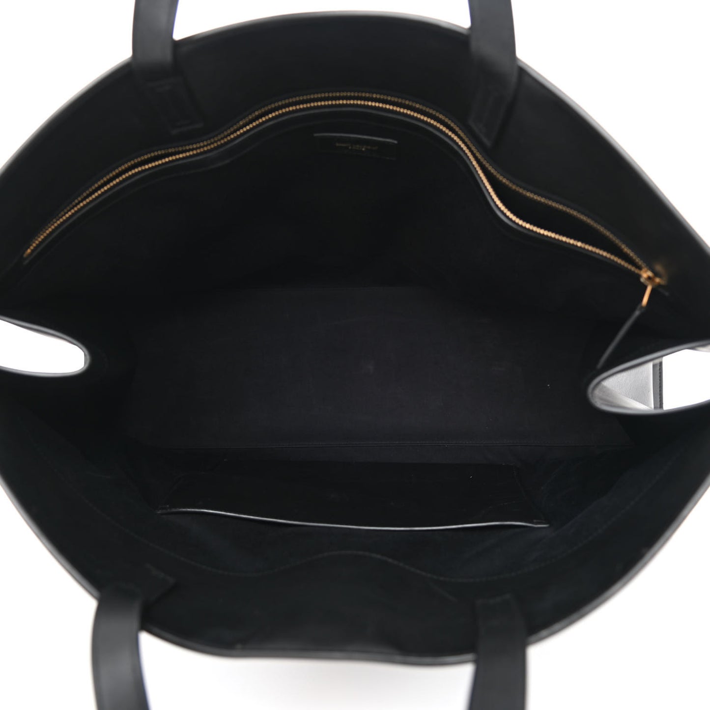 Calfskin Large Manhattan Shopper Tote Black