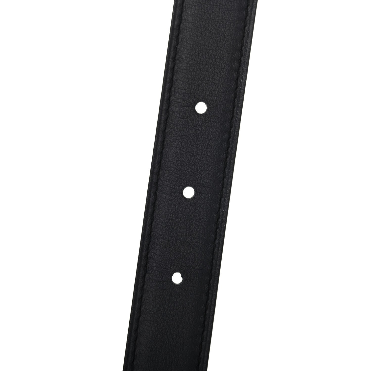Hermes Swift Epsom 24mm Bubbles H Belt 80 Black White 4 of 4