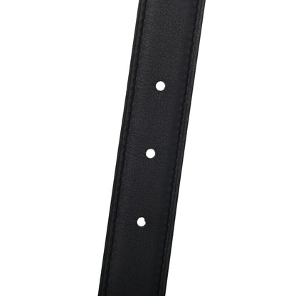 Hermes Swift Epsom 24mm Bubbles H Belt 80 Black White 4 of 4
