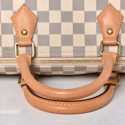 Louis Vuitton Damier Azur Speedy Bandouliere 30 9 of 11
