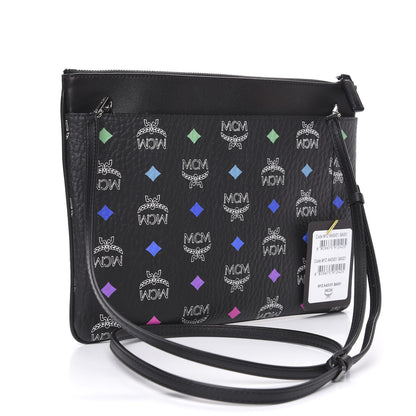 MCM Skyoptic Visetos Crossbody Pouch Spectrum Diamond Black 2 of 8
