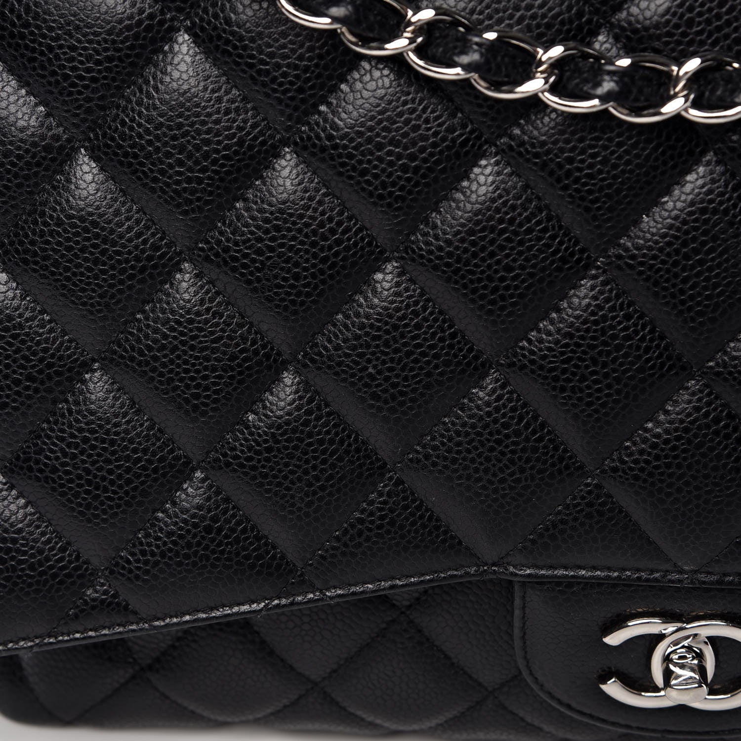 Chanel Caviar Quilted Maxi Single Flap Black 16 of 16