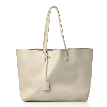 Saint Laurent Calfskin Large Shopping Tote Porcellana 2 of 9
