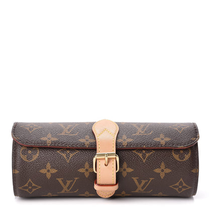 Louis Vuitton Monogram 3 Watch Travel Case 1 of 10