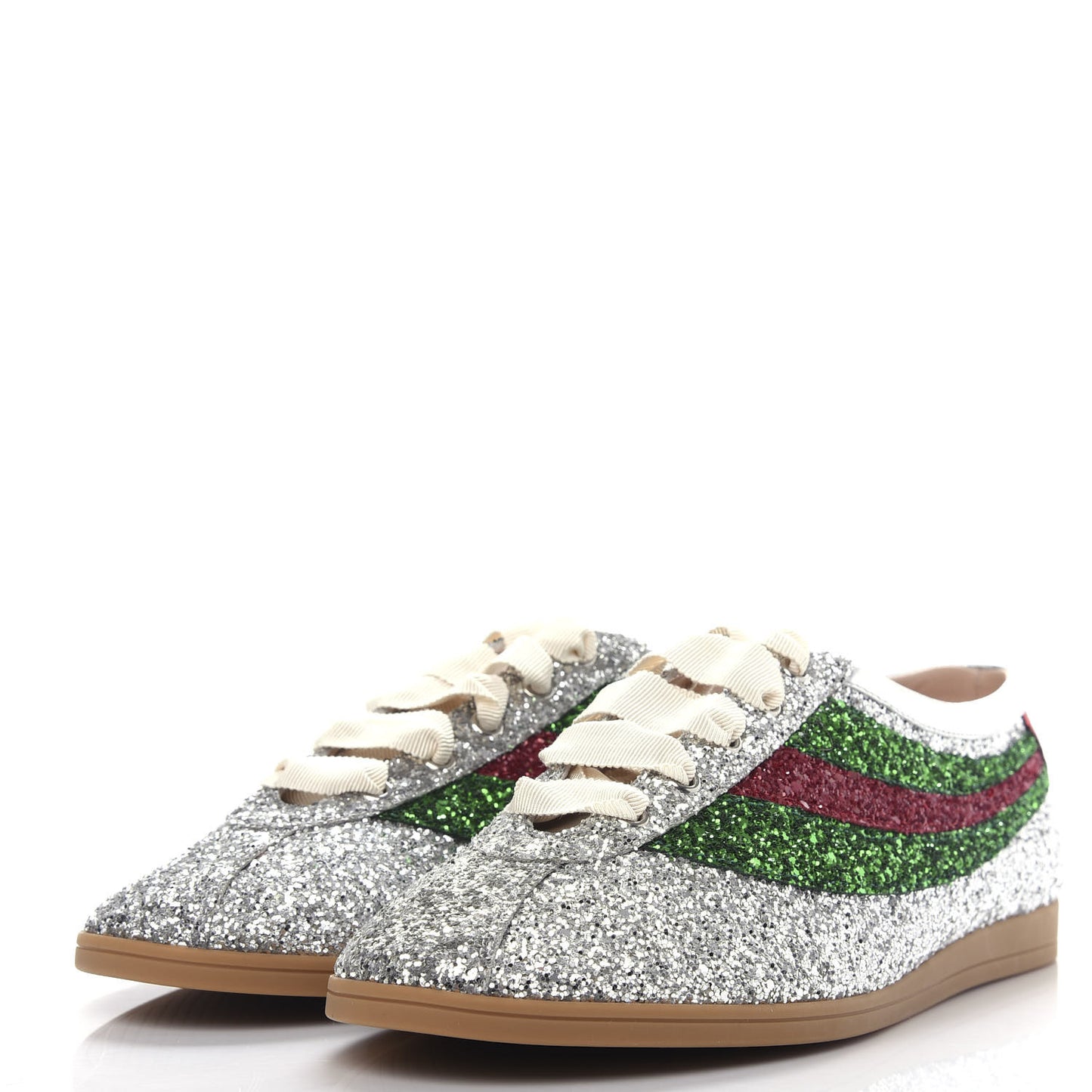 Glitter Fabric Web Mens Falacer Sneakers 9 Silver