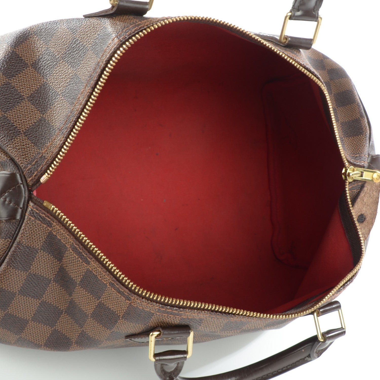 Louis Vuitton Damier Ebene Speedy 35 5 of 9